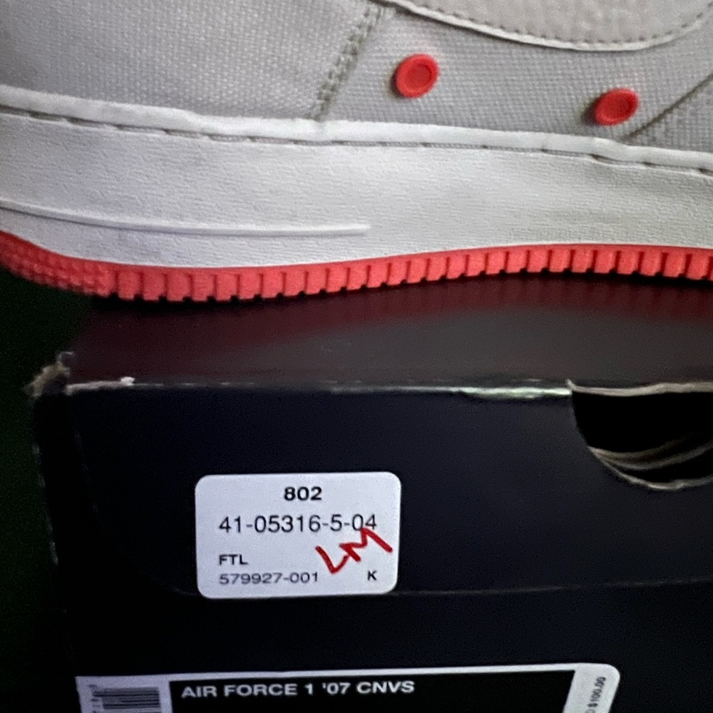 NIKE AIR FORCE 1 '07 CNVS DESERT SAND - Picture 5 of 6